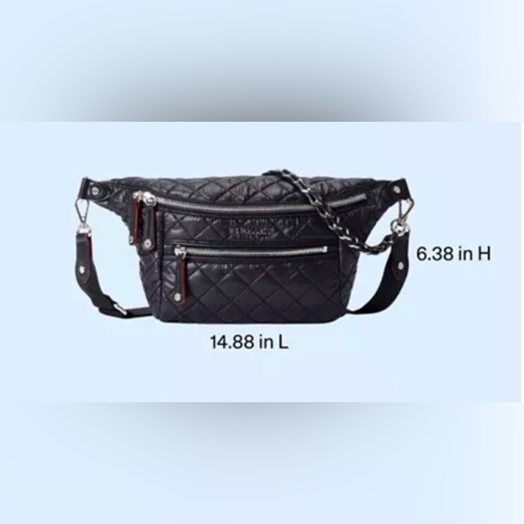 NWT MZ Wallace Quilted Crossbody Bag in rose gold metallic - Picture 8 of 8